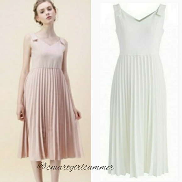 felicity printed pleat dress